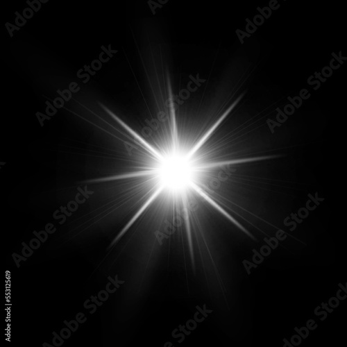lens flare abstract light background