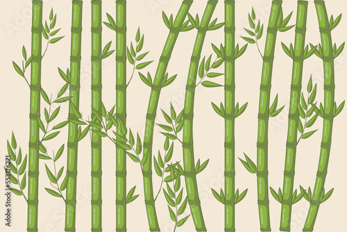 Bamboo Tree for Wall Art Best Graphic © Isna