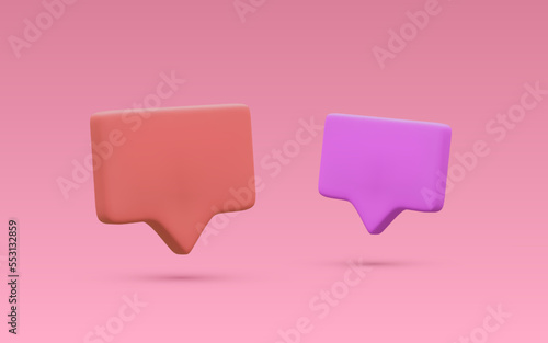 3d realistic bubbles with shadows isolated on red background. Vector illustration