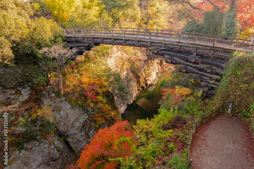 大月市猿橋の秋風景２０２２