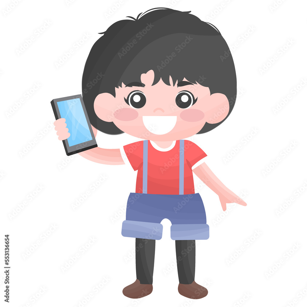 Little girl use smartphone, woman is holding phone Little girl use smartphone, woman is holding phone