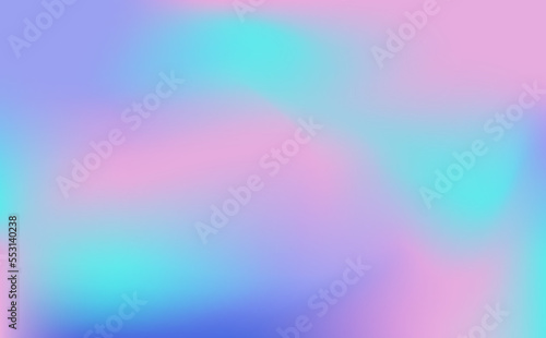 背景やバナー用にピンク、青、緑、紫を滑らかにぼかしたグラデーションのベクターイラストEPS10