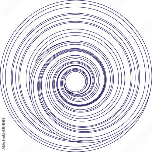 abstract Hypnotic circular spiral ball background