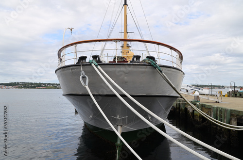 Sailing ship in the port of Halifax, Nova Scotia