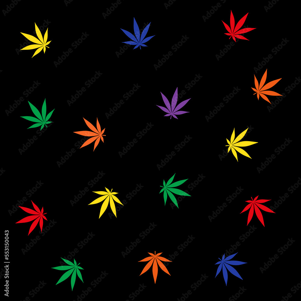 cannabis logo wallpaper, vector template cannabis logo wallpaper, vector template