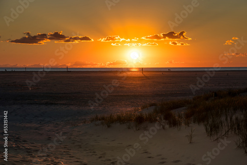 Sunset in the North Sea