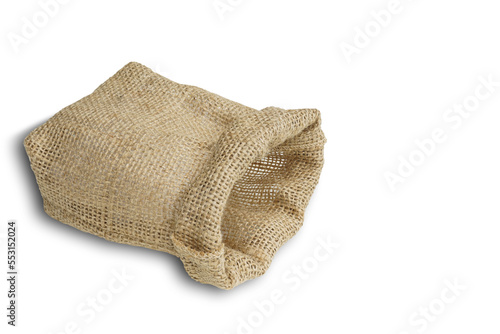 sack bag isolated on white background. This has clipping path.