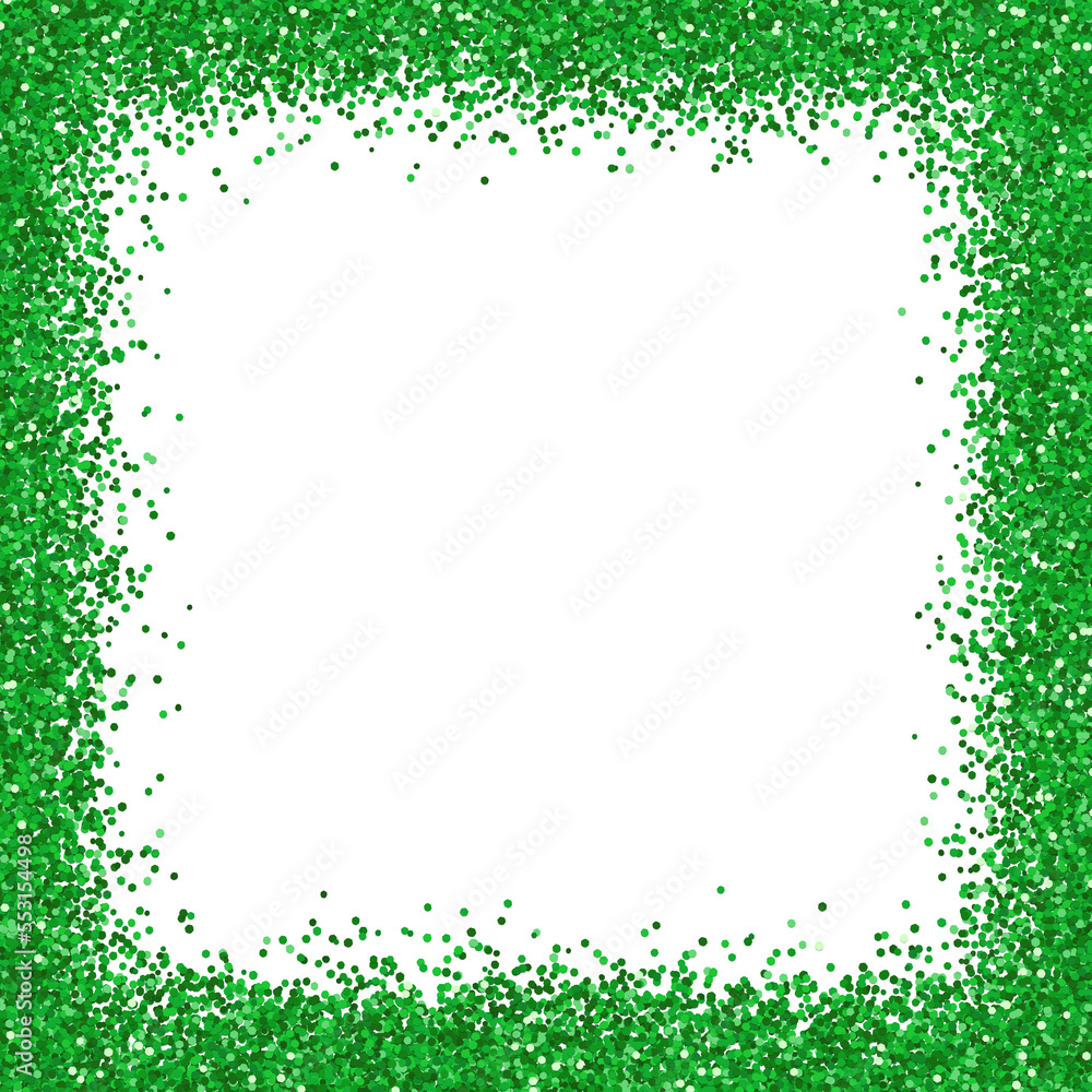 Green border frame glitter isolated PNG Stock Illustration Adobe Stock