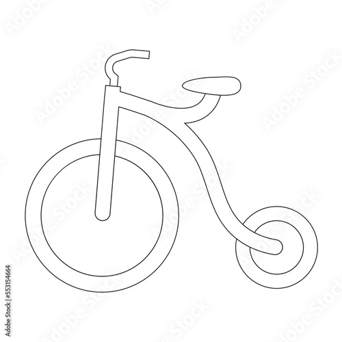 circus bike icon vector