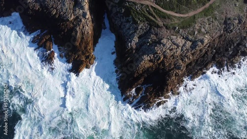 Scenic Drone Aerial Footage of A Coruña, Galicia, Spain, including USESCO World Heritage Site - Tower of Hercules - oldest existent lighthouse known.