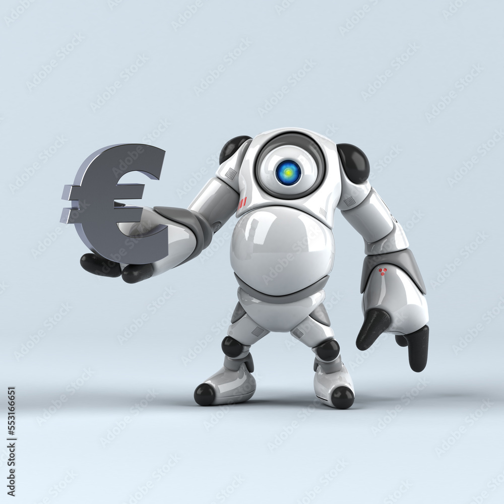 Big robot - 3D Illustration Big robot - 3D Illustration