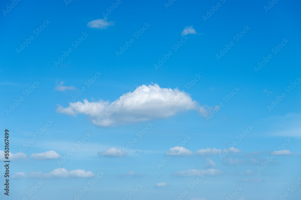 Blue sky with white clouds for background Blue sky with white clouds for background
