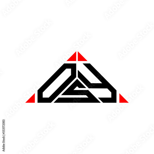 OSY letter logo creative design with vector graphic, OSY simple and modern logo.