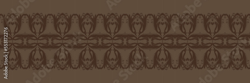 Batik Textile Motif African ikat seamless pattern digital vector design for Print saree Kurti Borneo Fabric border brush symbols swatches cotton