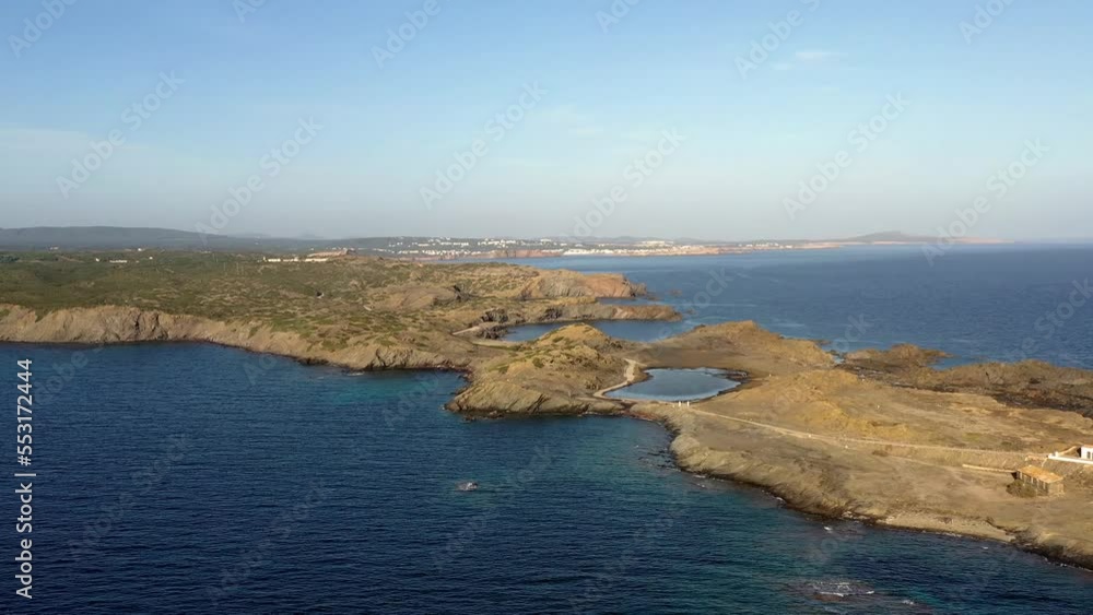 Phare de Favàritx, pointe à l'est de l'ile de Minorque aux Baléares, Espagne Phare de Favàritx, pointe à l'est de l'ile de Minorque aux Baléares, Espagne
