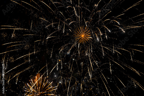 fireworks in the night sky. Abstract background