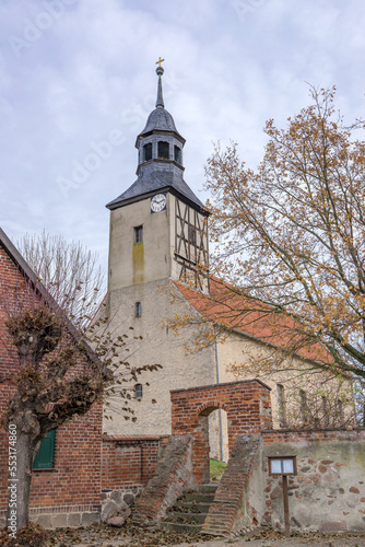 Village church in Wahrburg, Stendal, Saxony-Anhalt, Germany