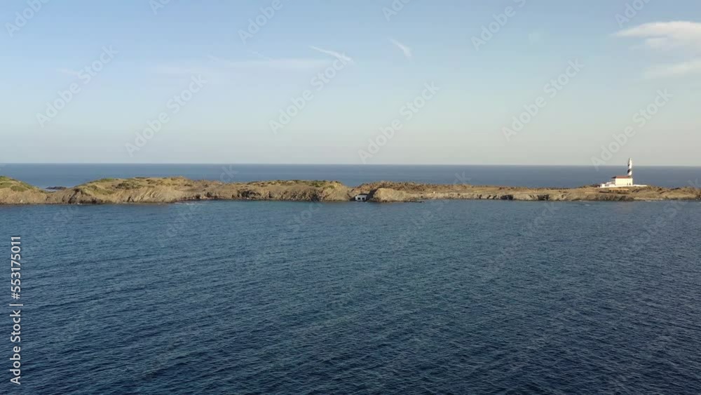 Phare de Favàritx, pointe à l'est de l'ile de Minorque aux Baléares, Espagne Phare de Favàritx, pointe à l'est de l'ile de Minorque aux Baléares, Espagne