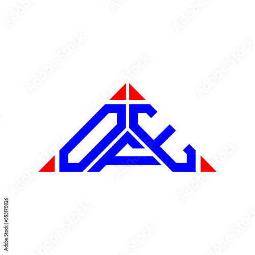OFE letter logo creative design with vector graphic, OFE simple and modern logo.