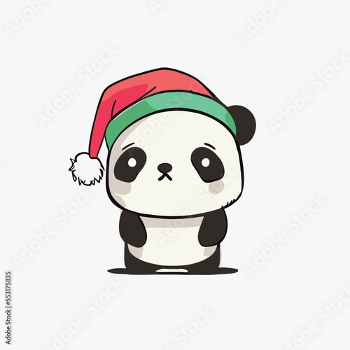 Cute Christmas Panda © Double  Comet