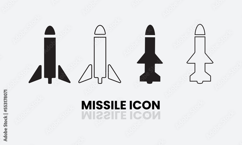 missile,missile icon,missile vector,rocket,rocket icon,rocket vector ...