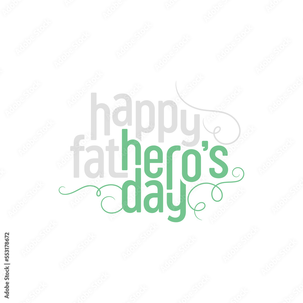 Happy father's day typographic design. lettering Happy father's day typographic design. lettering