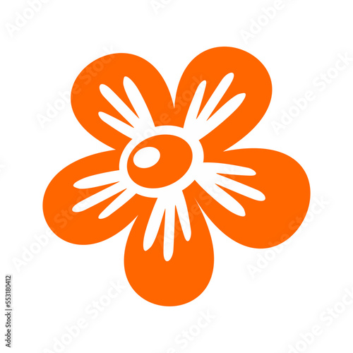 flower isolated on white background