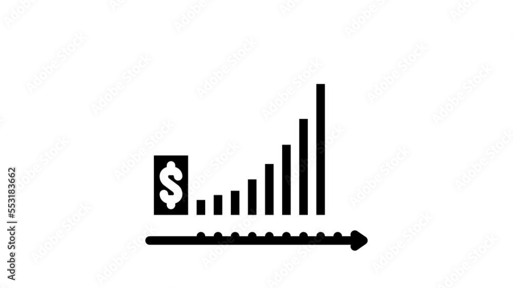 deposit financial planning glyph icon animation deposit financial planning glyph icon animation