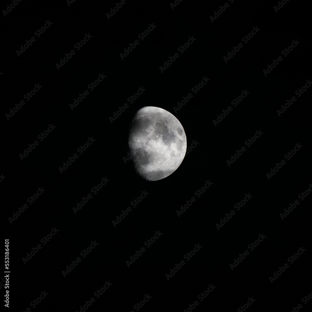 Fototapeta premium Full moon in the night sky