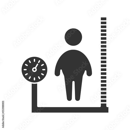Body index filled universal icon ui ux element sign.
