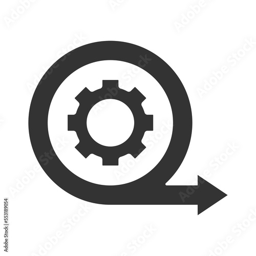 Agile filled universal icon ui ux element sign.