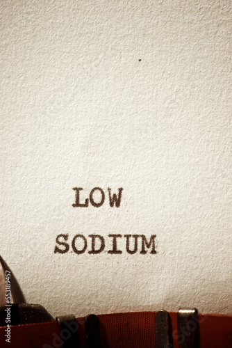 Low sodium concept