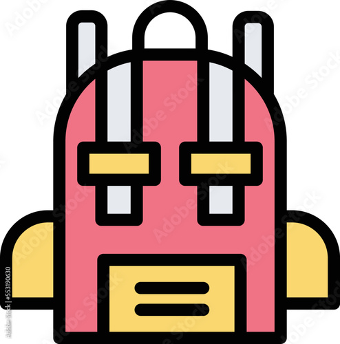 Bagpack Vector Icon Design Illustration