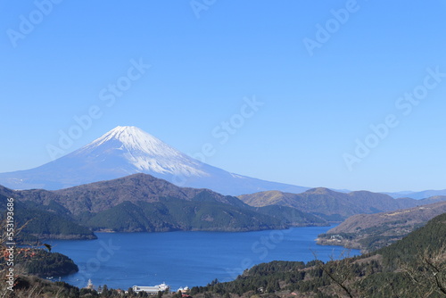 大観山からの富士山・芦ノ湖