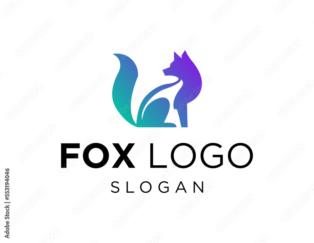 Logo design about Fox on white background. created using the CorelDraw application. Logo design about Fox on white background. created using the CorelDraw application.