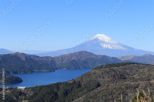 大観山からの富士山,芦ノ湖