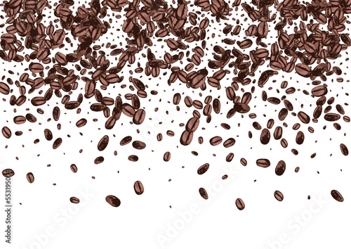 Brown Arabic Abstract Vector White Background.