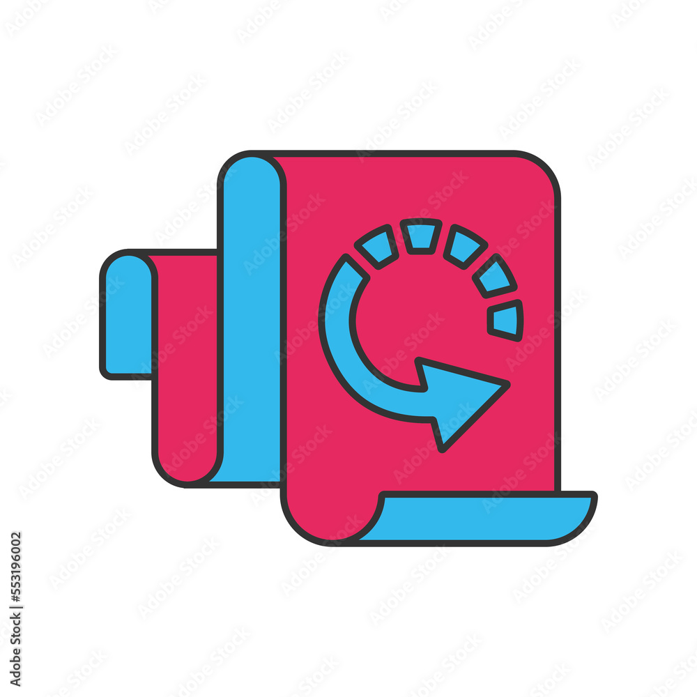 Sprint planning two color universal icon ui ux element sign. Sprint planning two color universal icon ui ux element sign.