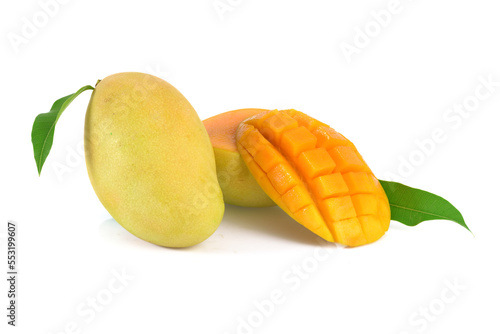 mango fruit isolated on white background