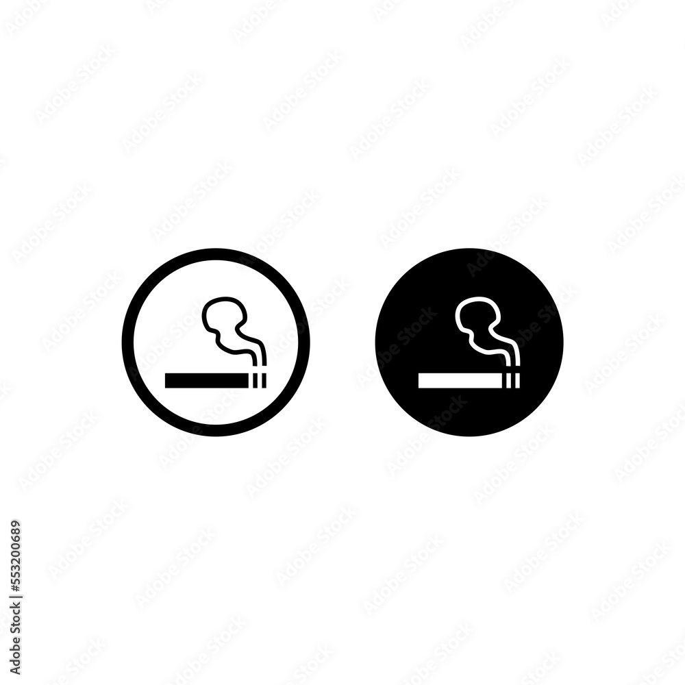 Smoking area icon Smoking area icon