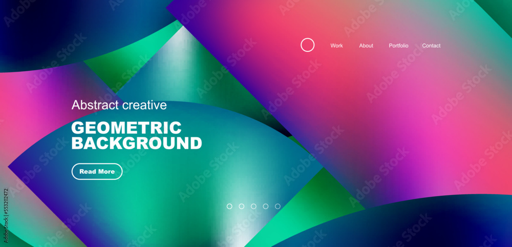 Abstract circles and round elements geometric background. Vector illustration for wallpaper, banner, background, leaflet, catalog, cover, flyer Abstract circles and round elements geometric background. Vector illustration for wallpaper, banner, background, leaflet, catalog, cover, flyer