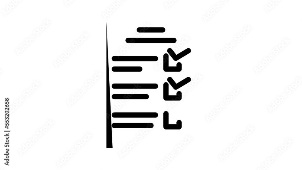 check list glyph icon animation check list glyph icon animation