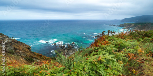 Seascape from Peña Furada Viewpoint, Ortigueira, La Coruña, Galicia, Spain, Europe
