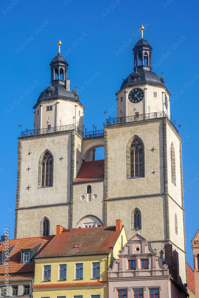 Stadtkirche, Pfarrkirche St. Marien in Lutherstadt Wittenberg, Sachsen-Anhalt, Deutschland