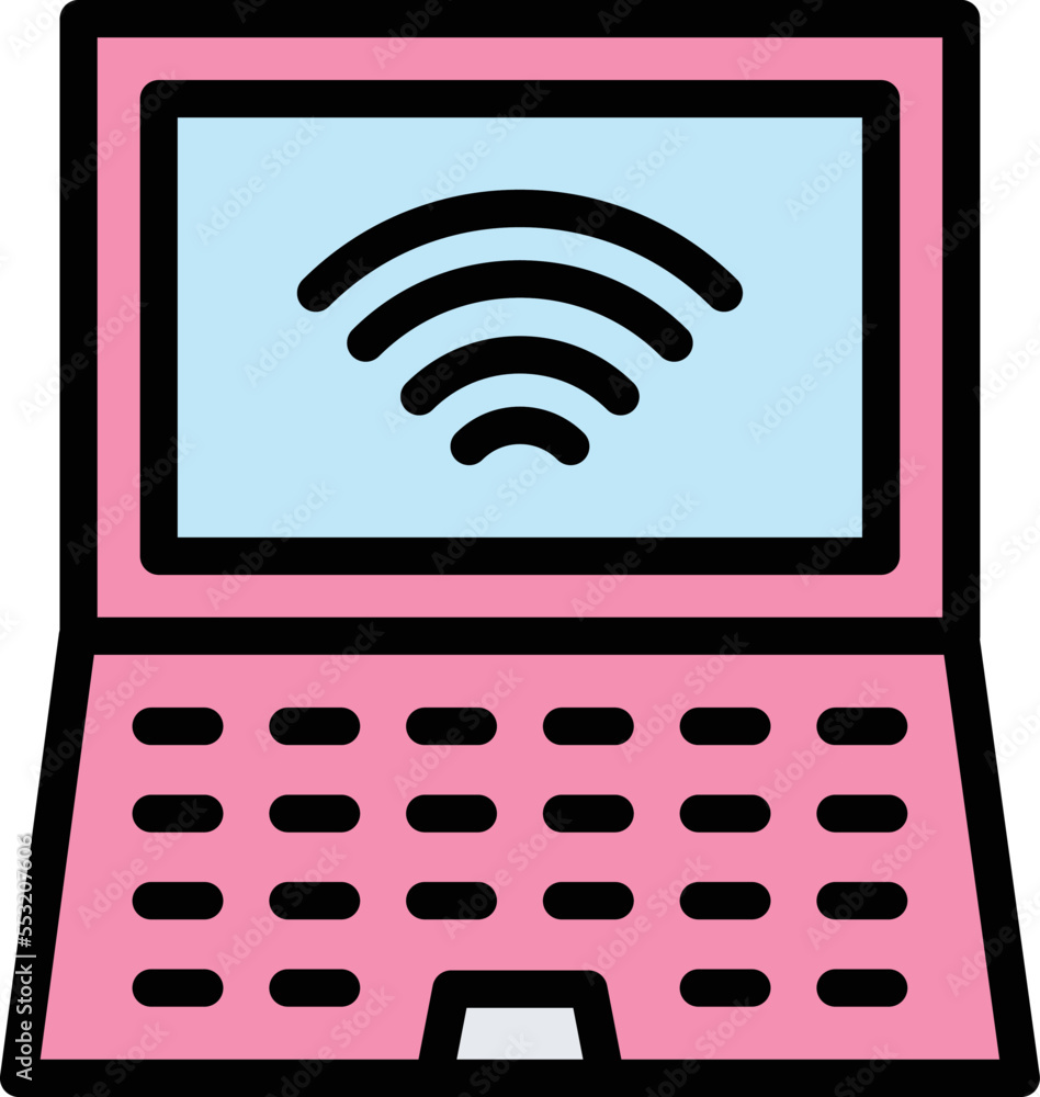 Laptop Vector Icon Design Illustration Laptop Vector Icon Design Illustration