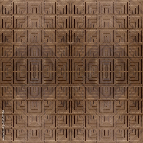 abstract pattern dark brown wooden panel
