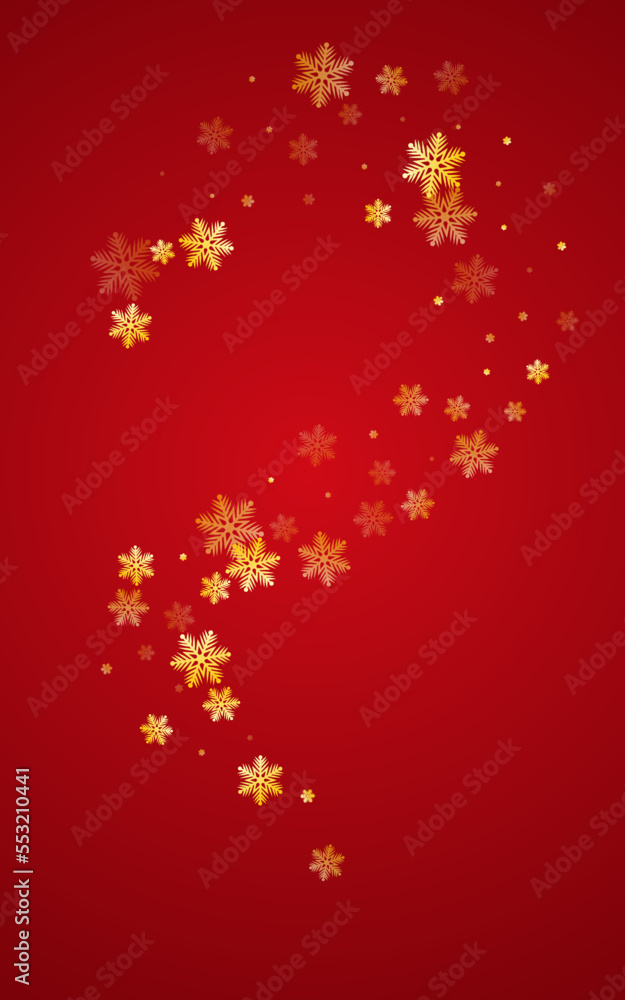 White Snowfall Vector Red Background. New Snow White Snowfall Vector Red Background. New Snow