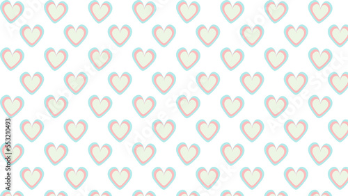 Valentine Heart Dot Digital Paper Pack, Seamless Red Valentine Patterns and Scrapbook Paper - heart Polka Dot Background 06