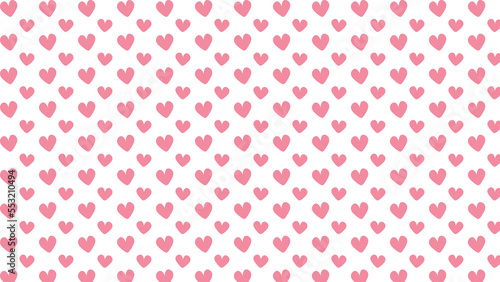 Valentine Heart Dot Digital Paper Pack, Seamless Red Valentine Patterns and Scrapbook Paper - heart Polka Dot Background 05