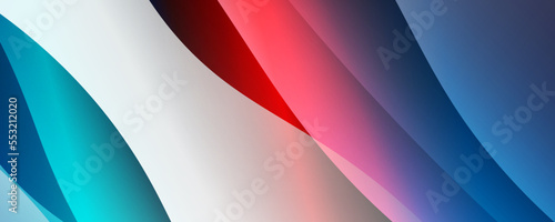 Fluid wave lines with trendy fluid color gradient abstract background. Web page for website or mobile app wallpaper